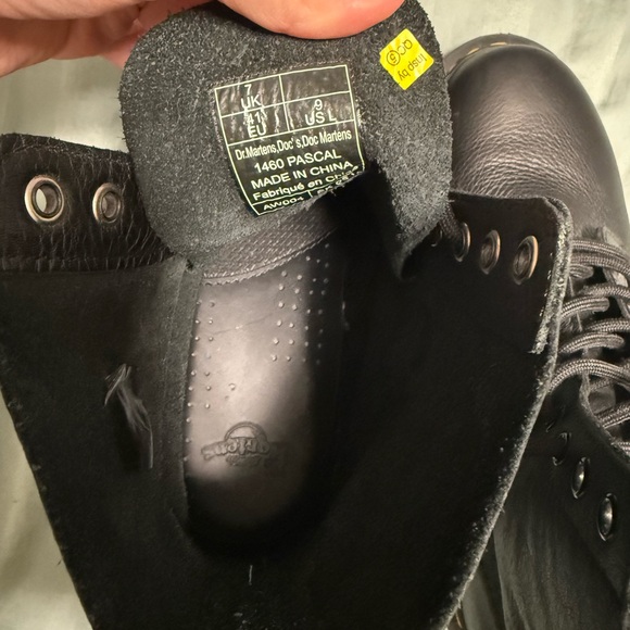 Dr. Martens Black Leather Boots - Picture 7 of 8